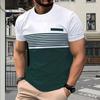 New Summer Men's Fashion T-shirt Personality Foundation Printed Men's T-shirt Top