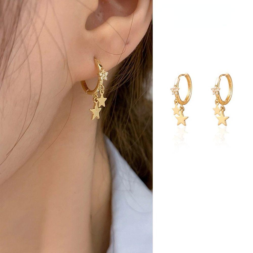 Women Jewelry Piercing Pendant Earring Women Earring Korean Style Earring Star Drop Earrings
