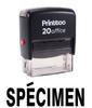Printtoo SPECIMEN Self Inking Rubber Stamp Office Stationary Custom