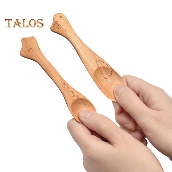 Десертная ложка с гладкой поверхностью для смешивания без бисфенола А, отличное детское мороженое, йогурт, мед, мини-кухонные инструменты