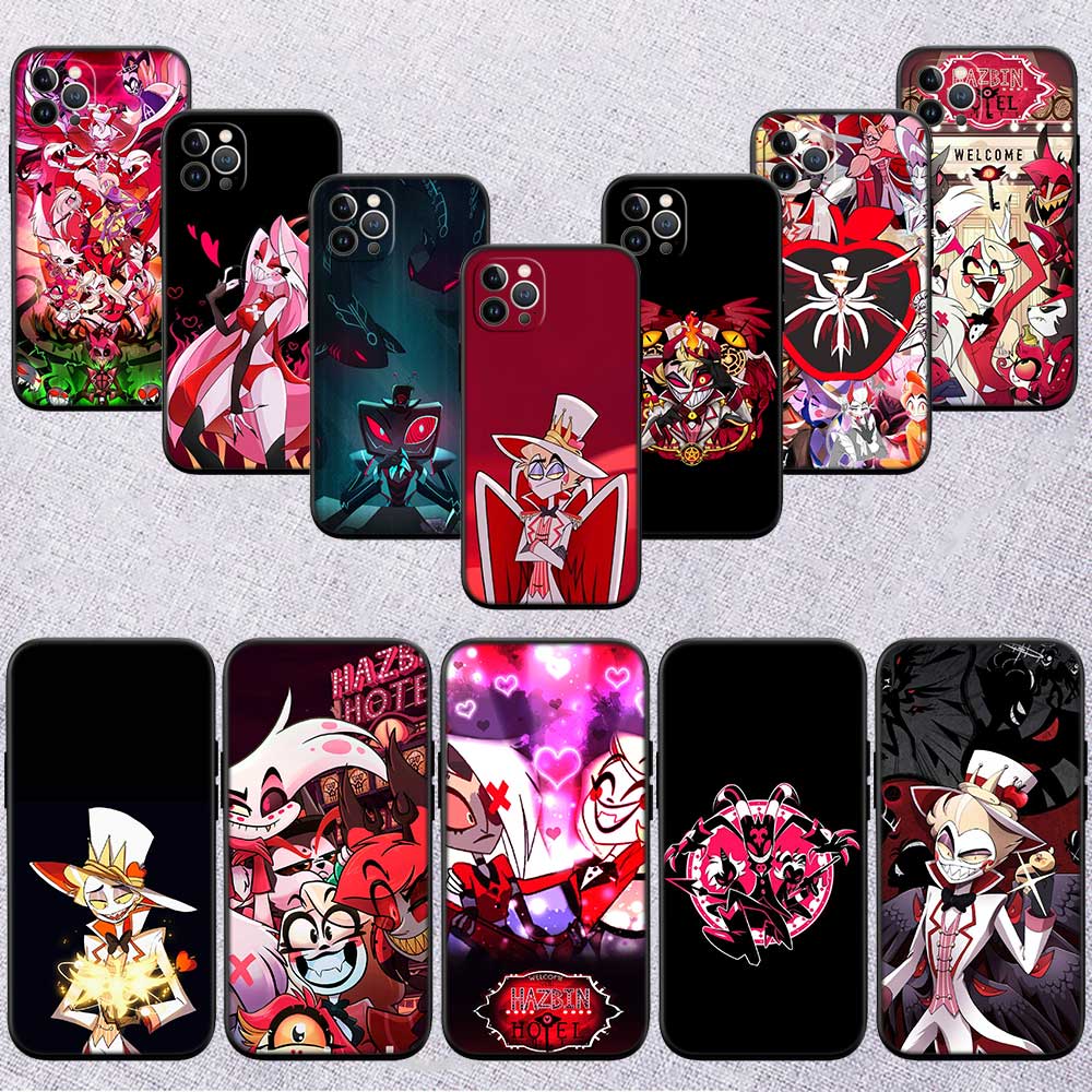 RE35 H-Hazbins Alastor H-Hotels Phone Case for Samsung Galaxy S20 S21 S22 Ultra FE + Plus A21S A22 A24 A25 A26 A30 A30S A31