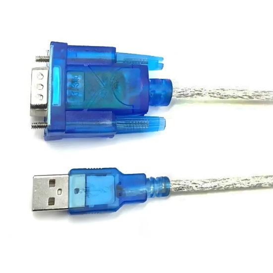USB To RS232 Serial Adapter Cable Male To Male USB 2.0 Male To 9-Pin DB 9 Serial Converter Cable for Windows 7/8/9/10
