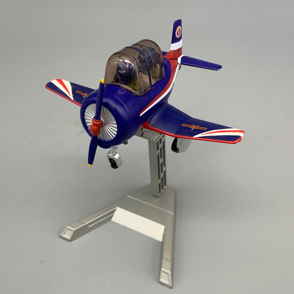 Выставочная модель самолета Q-Plane для начинающих 6 Модель самолета-инструктора Пластиковая имитация Военная миниатюра Материал из металлического сплава