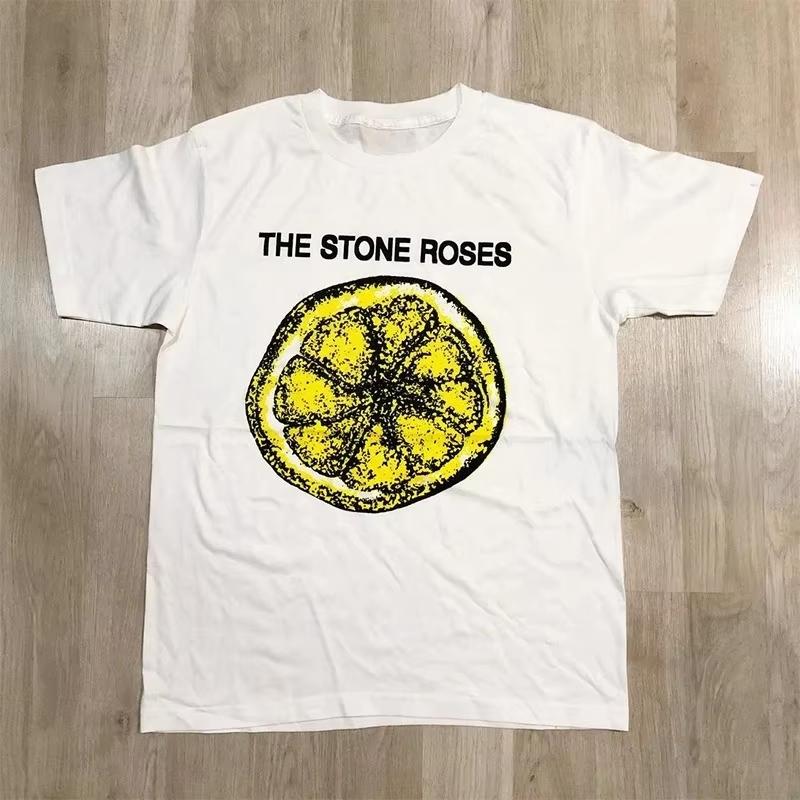 The Stone Roses Band London Gift Tshirt Music Rock Oversized Streetwear Unisex Tshirt Cotton Shirt