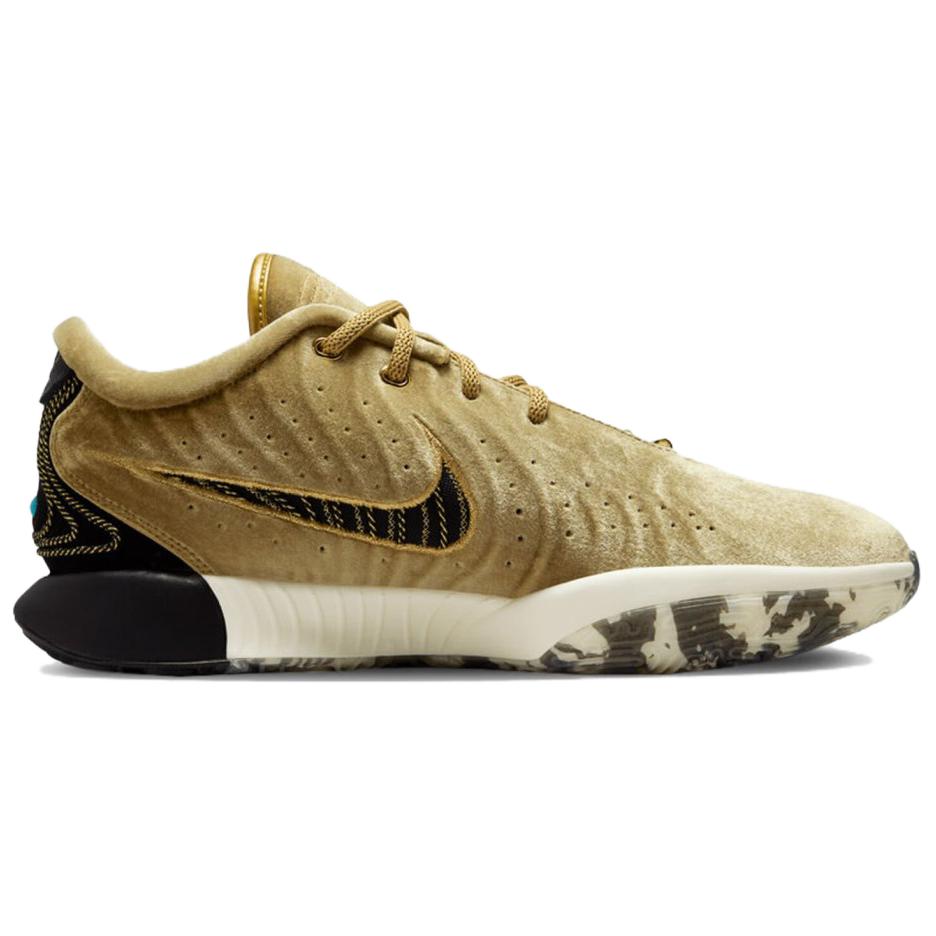 The Shop x Nike LeBron 21 EP Nobility Мужские кроссовки Золотой металлик-Золотой Черный FZ7884-700