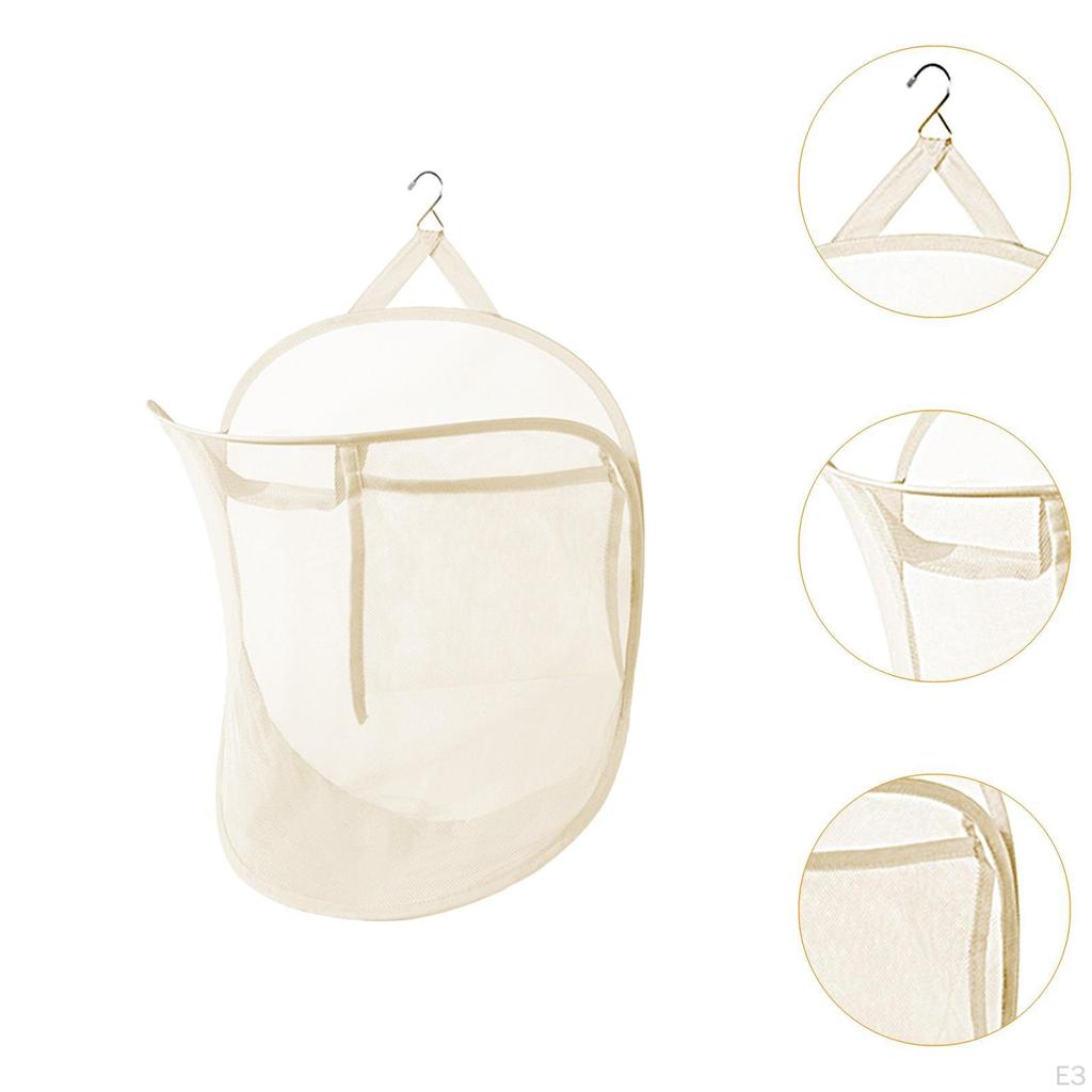 Подвесная корзина для белья, корзина для хранения в шкафу, органайзер для игрушек, складная сумка для грязной одежды с