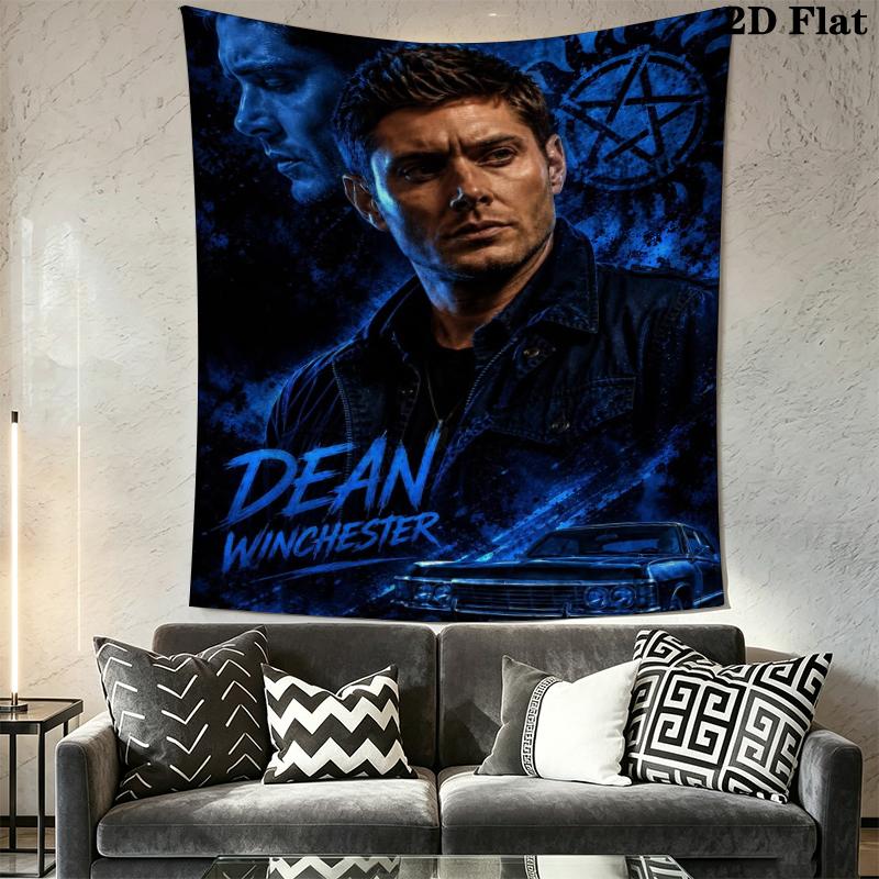 supernatural Wall Tapestry Aesthetic Wall Hanging Printed Fabric Blanket Decorative Tapestries for Bedroom Living Room Home Decor
