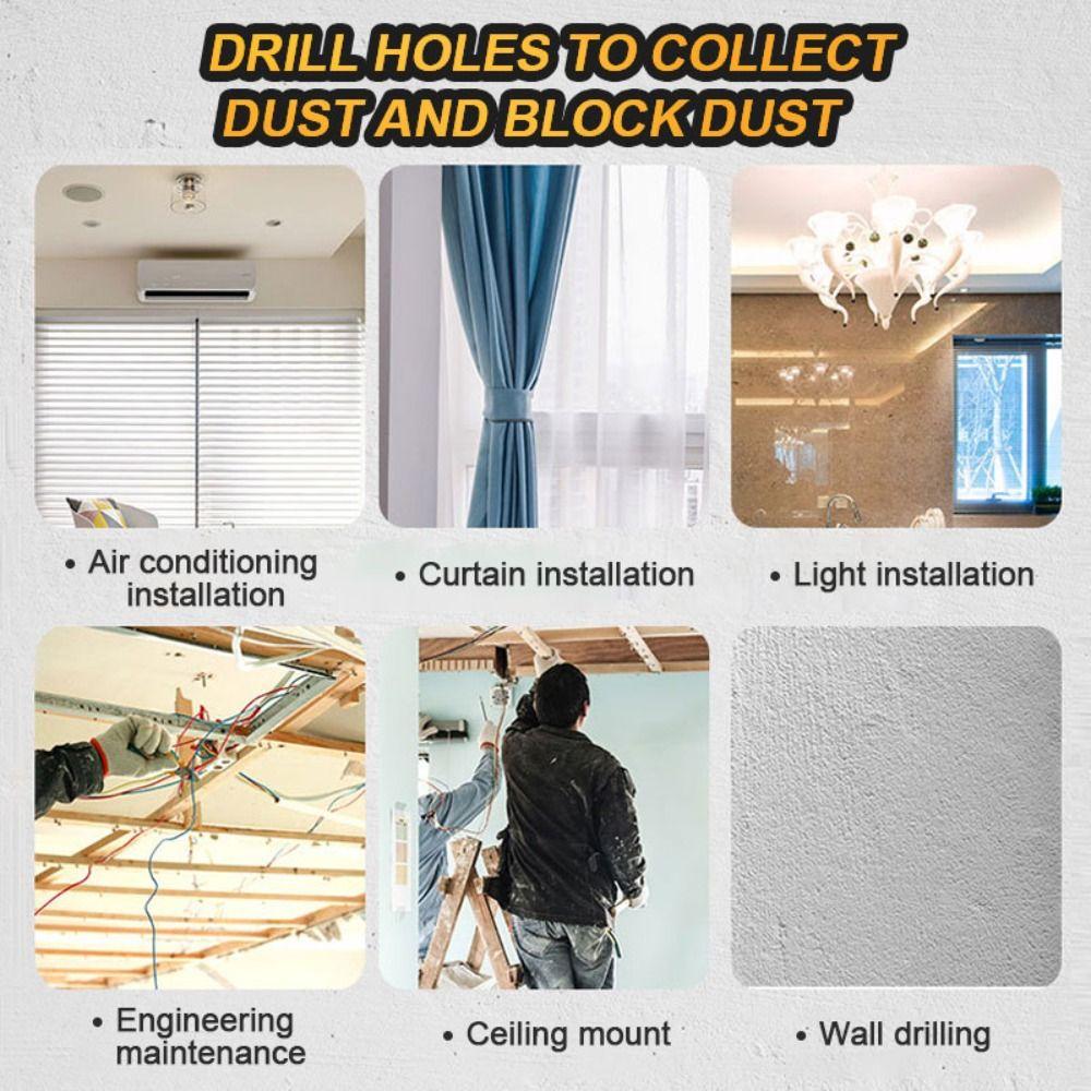 Прибор Аксессуары для электроинструментов Резиновый ударный молоток Перфоратор Пылесборник Электрическая дрель Пылезащитный кожух Сборный пепельник