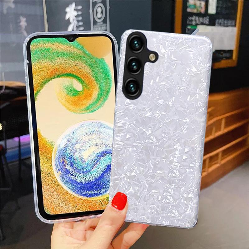Чехол A04s с текстурой 3D-блеска, мягкая задняя крышка из ТПУ для Samsung Galaxy A04s A 04s galaxyA04s SM-A047F 6,5 дюйма, противоударные блестящие лазерные чехлы для телефонов