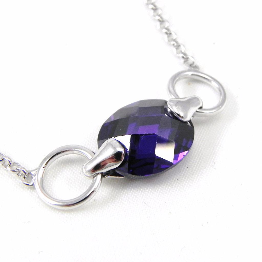 Les Trésors De Lily [G9359] - Серебряный браслет с аметистом «Линда»