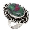 Ruby Zoisite Gemstone Handmade Silver Jewelry "8.75"
