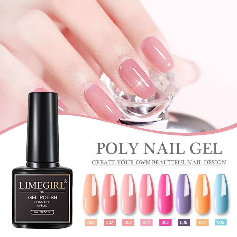 Маникюрный набор Набор полигеля для ногтей с набором гель-лака для ногтей и электрической дрелью для ногтей Лампа для ногтей Набор для наращивания ногтей для салона и дома