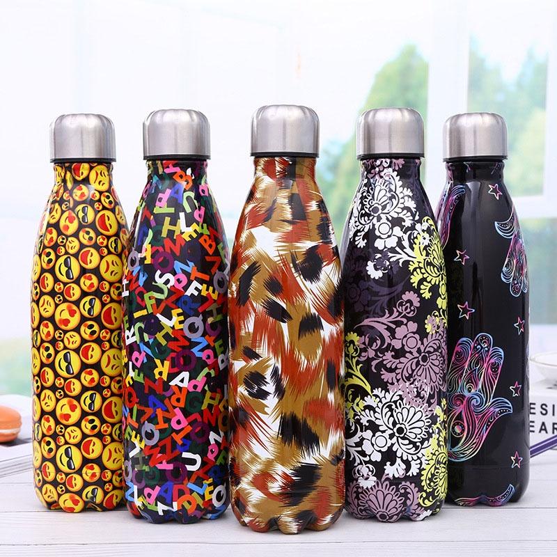 Classic Design Stainless Steel Vacuum Insulated Drinks Thermos 500ml