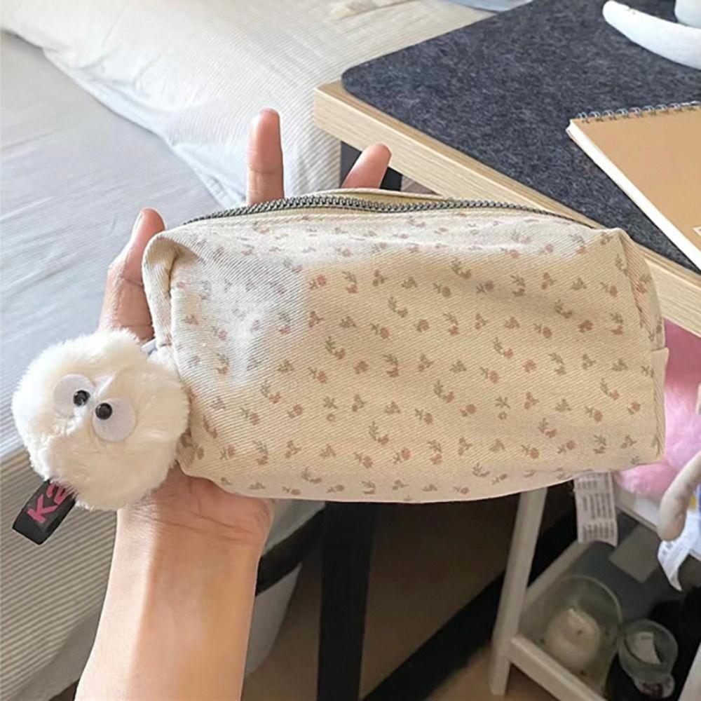 Multifunctional Pen Bag Floral Print Pencil Case High Quality Stationery Bag  Students