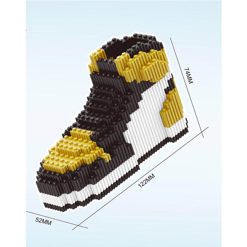 Mini Building Block Basketball Shoes Model Sneakers Build-bricks Set DIY Assembly For Kids Gifts Blocks Toy