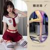 Sex Underwear Japanese College Wind Sailor Suit Red Buttocks JK Pleated Skirt Pure Desire Uniform Temptation Suit
