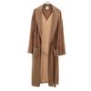 AMERI UNDRESSED Длинное пальто Коричневое Женское Б/У