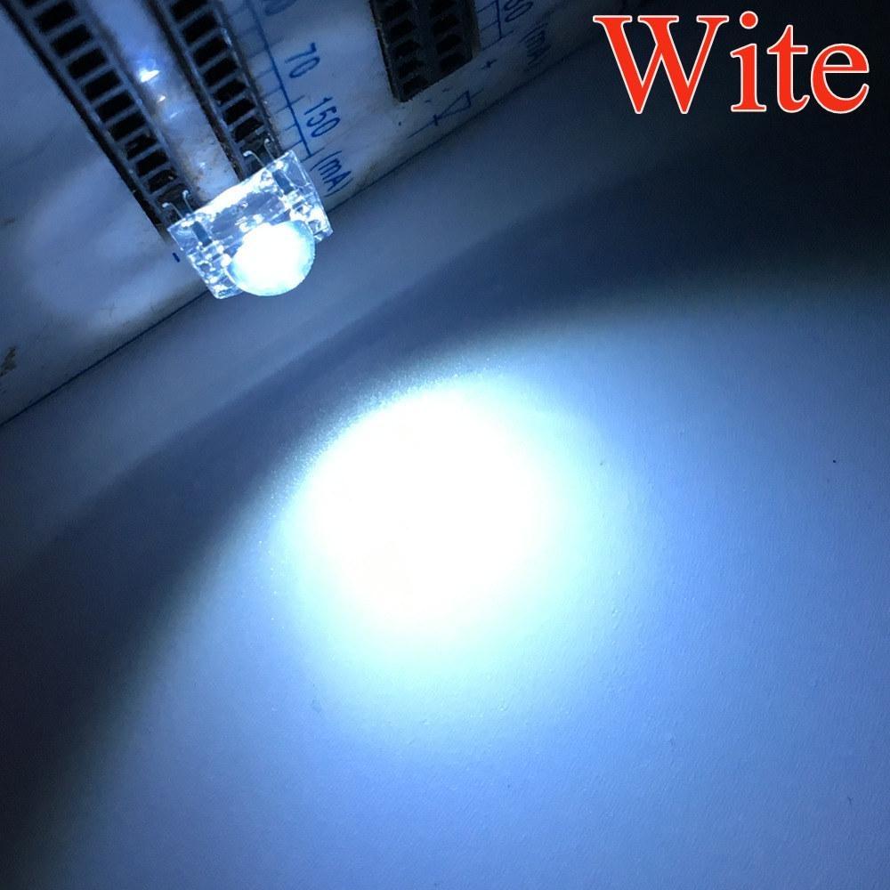 100 шт. 5 мм красный зеленый синий белый желтый купол супер флюс вода прозрачный диод пиранья 1 9 3 4 В светодиодные автомобильные лампы светодиоды светодиодные лампы