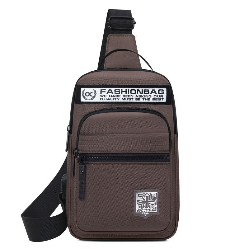 Мужская нагрудная сумка, новая, высокого класса, одноплечевая, повседневная, модная, из ткани Оксфорд, нагрудная сумка, легкий рюкзак для занятий спортом на открытом воздухе
