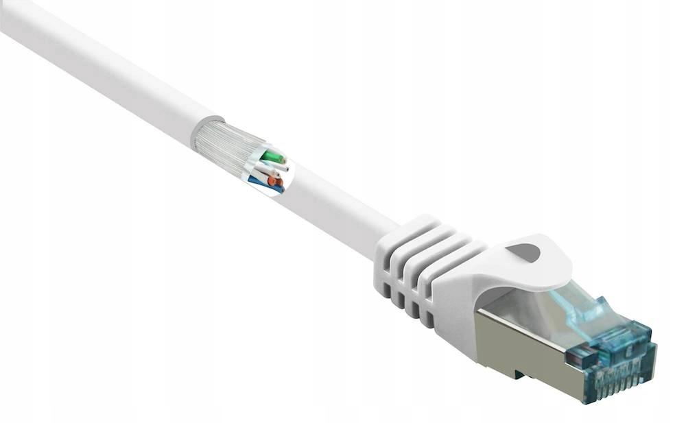 Patchcord LogiLink CQ4032S Cat.6A/7 600 MHz S/FTP PIMF 1,00m szary