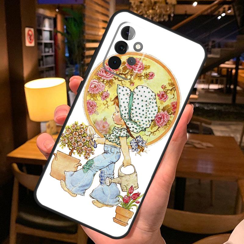 Чехол для телефона с рисунком Sarah Kay для Samsung A51 A71 A50 A70 A13 A23 A33 A53 A12 A22 A32 A42 A52 A54 A34 A14