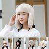 Women's Lei Feng Hat Cold-proof Cycling Hat Thickened Velvet Windproof Hat Warm \ Fashionable Ear Protection Face Protection Hat