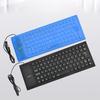 85Keys Foldable Soft Silicone Mute USB Wired Mini Keyboard Computer Accessory