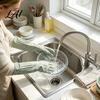 Waterproof Dishwashing Gloves Extended Gloves Anti-slip Elbow Length Latex Grip Natural Long Sleeve Rubber Protective Durable Cleaning for