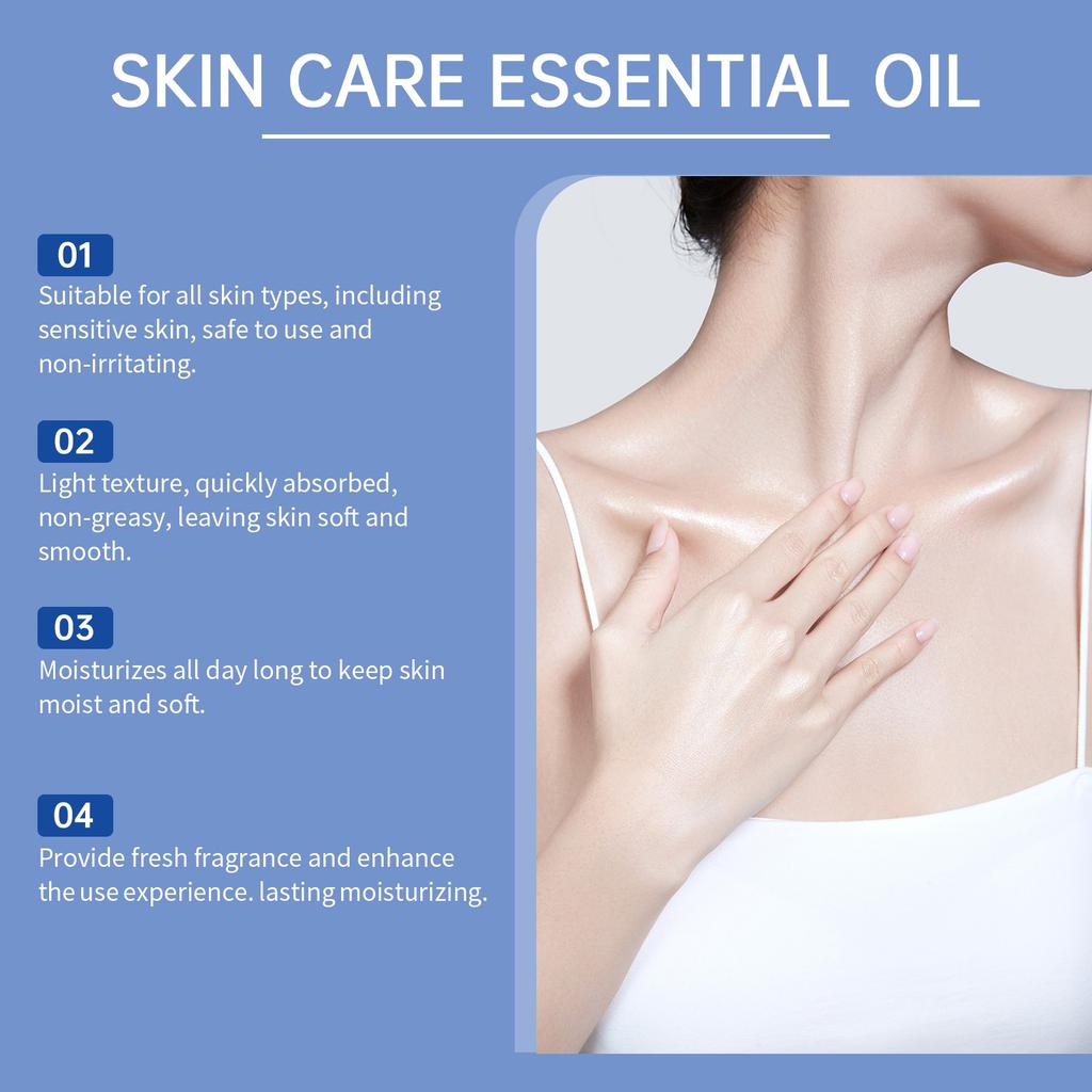 Skin Care Serum Oil Moisturizing Nourishing Bright Skin Moisturizing Tender Skin Massage Care Serum Oil(30ml)