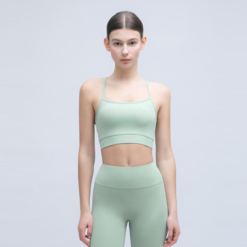 BARREL Barrel Fit Plain Bra Top Smoke Green (Bi1Wfto01Skg)