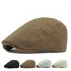 Весенний берет мужской британский винтажный кепка-козырек осенняя кепка с козырьком