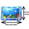 65cm Square Shape Inflatable Baby Water Play Mat Infant Kid Tummy Time Water Pad Cushion Early Educate Develop Activity Toy