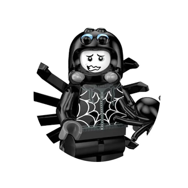 PG8141 Аниме Мультяшная Кукла Конструктор Каваи Банановый Человек Акула Развивающие Игрушки Детский Домашний Подарок Конструктор Приключение