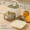Ice Cube Tray for Freezer Sphere Ice Mold Maker with Lid