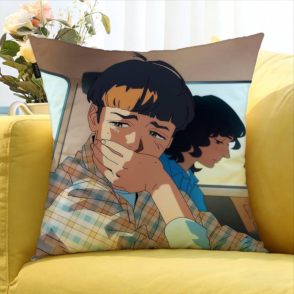 BByler FanarT World Various Sizes Square Pillow Case For Car Home Bedchamber Decor