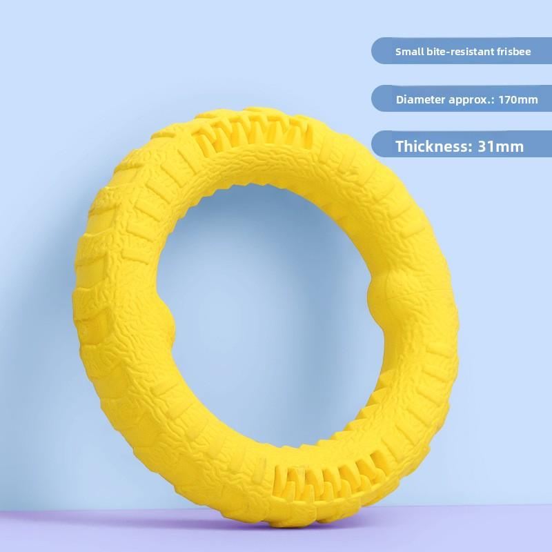 Плавающие игрушки из пены для собак, кольцо для кусания фрисби, игрушки для питомцев, веревочные игрушки-мячи для дрессировки собак на улице