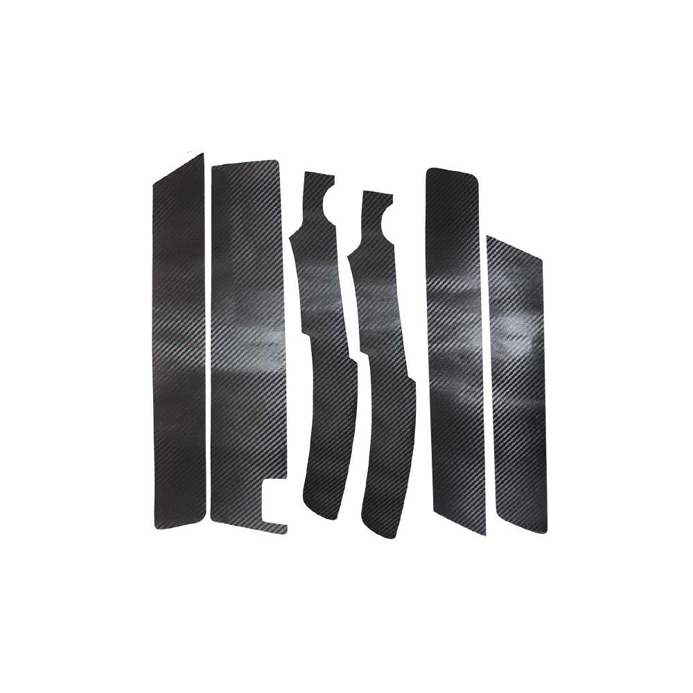 Carbon Fiber Look Car Interior Decor Kits Trim Sticker For Honda CR-V CRV 2007-2011