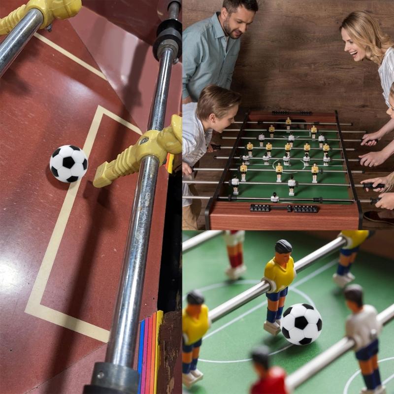 Pack of 6 Replacement Table Footballs 23mm Resin Foosball Balls for Foosball Game Accessories Quality and Light Weight