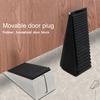 Spring Loaded Large Door Stopper Non-Slip Design Wear Resistant Anti-collision Heavy-Duty Door Stop Wedge