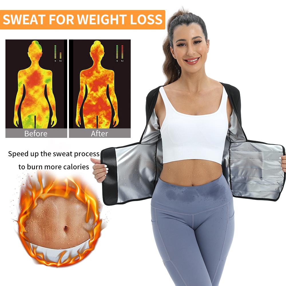 Костюм для сауны для женщин, тренажер для талии, формирователь тела, куртка с длинными рукавами, топы для тренировок, корректирующее белье для живота, рубашки для похудения