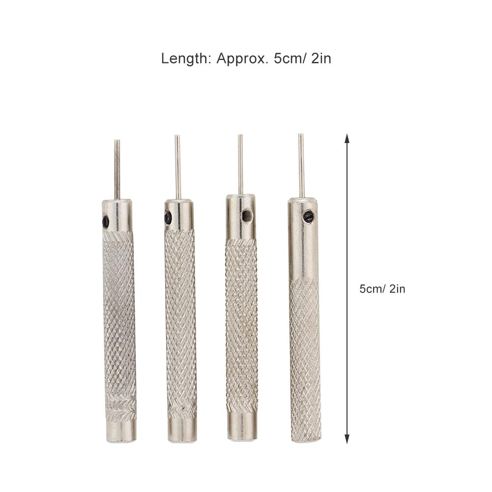 4pcs/Set Watchband Strap Link Pin Spring Bar Remover Watch Repairing Accessory Tool
