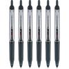 PILOT V5 RT Выдвижная шариковая ручка с жидкими чернилами Extra Fine Черная 6 ручек Сменные стержни, Ручка, (0.5mm), Чернила, (13613)