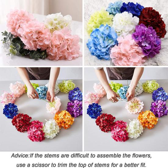 Имитация Гортензии Декоративная DIY Cut Бесплатная Креативная Необслуживаемая Бессмертный Цветок Домашний Декор
