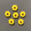 6 шт. Магнит на холодильник из смолы «Подсолнух», украшение для дома, офиса, кухни, сделай сам, искусство, подарки, сообщение, памятка, записка, наклейка на холодильник