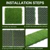 30x30cm Suspended Lawn Garden Decoration Artificial Grass Tiles Turf Mat Plastic Artificial Turf Flooring Decor 3cm High