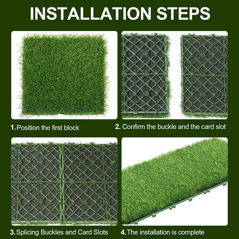 30x30 см пластиковый искусственный газон для сада, лужайки, патио, балкона, напольные покрытия, садовые украшения, высота 3 см