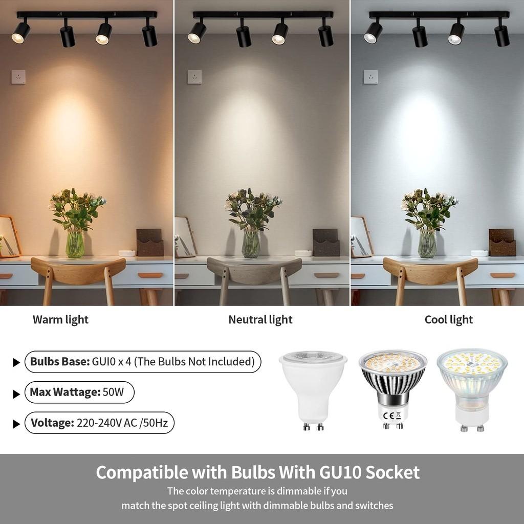 Сменный ламповый потолочный прожектор, бытовой минимализм, светодиодные потолочные светильники, внутреннее освещение, трековый светильник