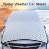Automobile Ice Shield Snow Cover Foldable Design Wear Resistant Easy Installation Anti-Freezing Winter Car Windshield Snow Cover