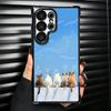 Кот Милый Котенок Мультяшный Покрытие Чехол для Телефона Для Samsung Galaxy S24 S25 FE S26 Edge S23 Ultra S22 S21 Plus S20 Противоударный Подушка Безопасности C