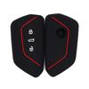 Подходит для нового Volkswagen Golf 8, Volkswagen ID3, ID4X, ID6X, умный 3-кнопочный разноцветный силиконовый чехол-защита для ключа